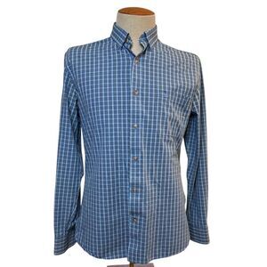 Fish Hippie Button Down Sht Sz. M Solace Collection Genuine Waterside Originals